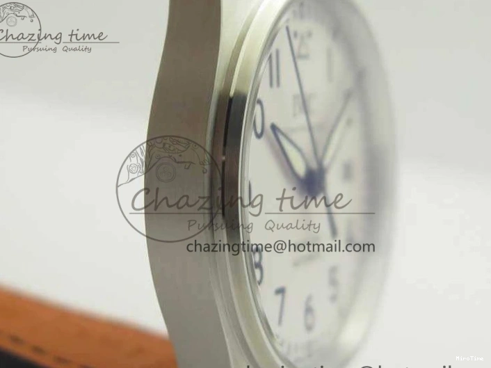 MIROTIME 0418 Efficient Mark XVIII Le Petit Prince IW327001 SS MKS 1:1 Best Edition White Dial On Leather Strap MIYOTA9015 V 7220